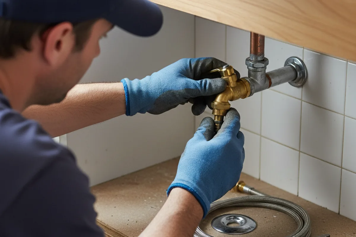 Shutoff valve and fitting work during Faucet and Fixture Repair in Paragould